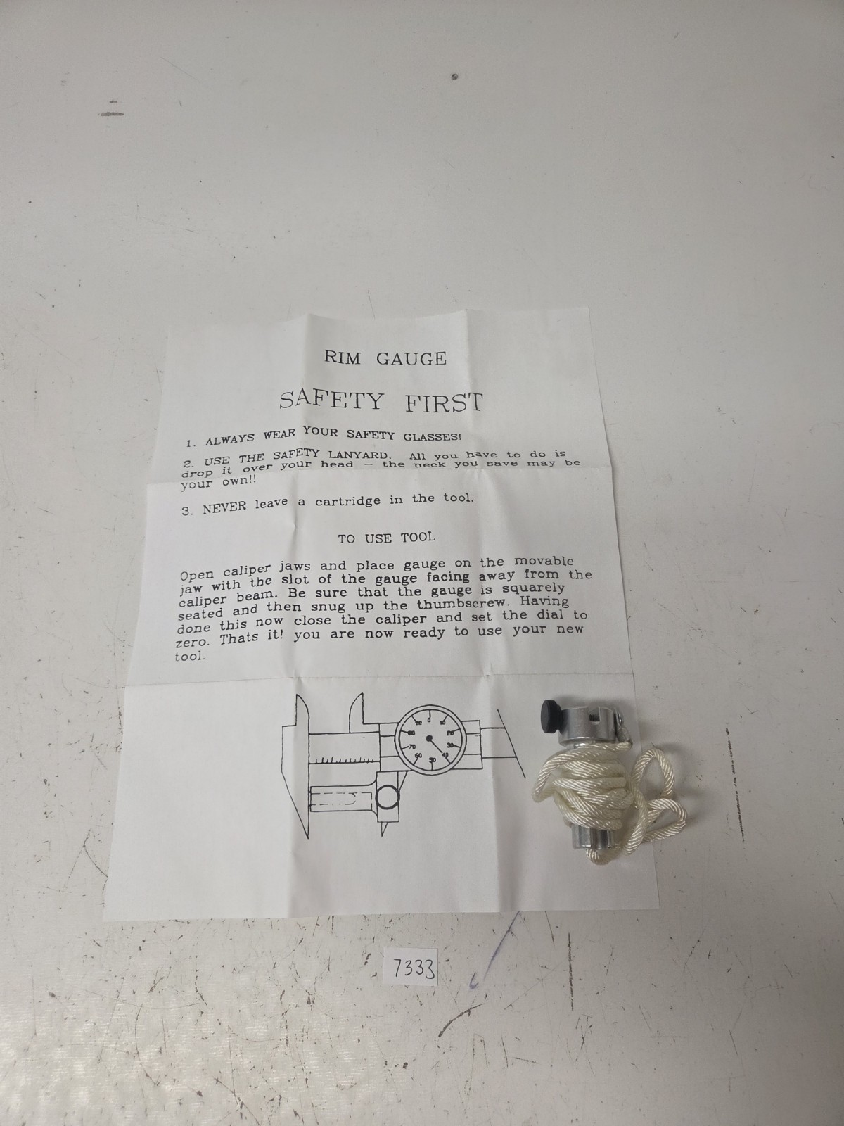 Gerry Gereg G3 Rim Gauge Rimfire Accuracy Gauge For .22LR & .22 Mag