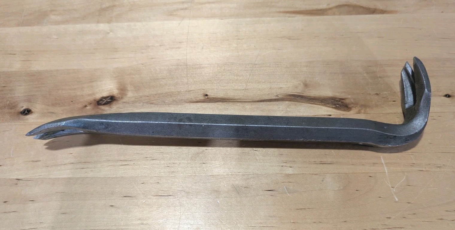 Vintage Enderes D24 Cats Claw Nail Puller Crow Bar 10"