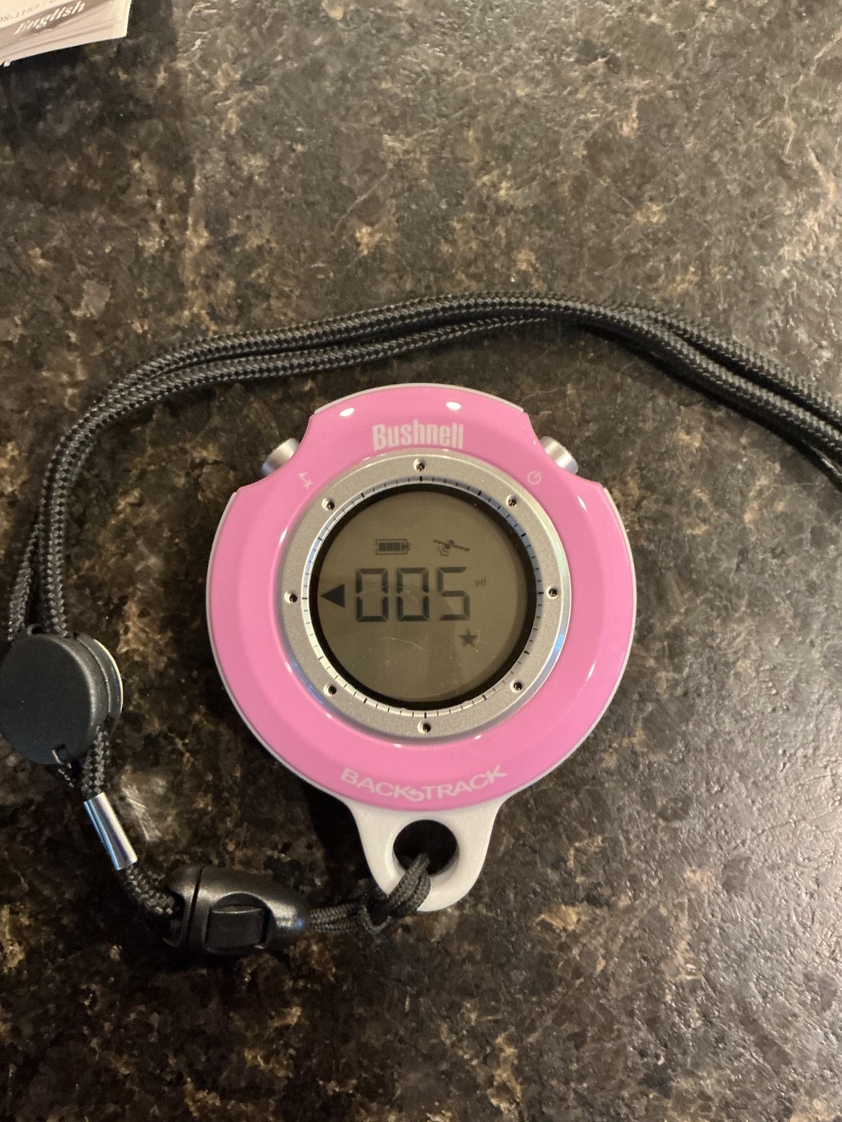 Pink bushnell backtracker