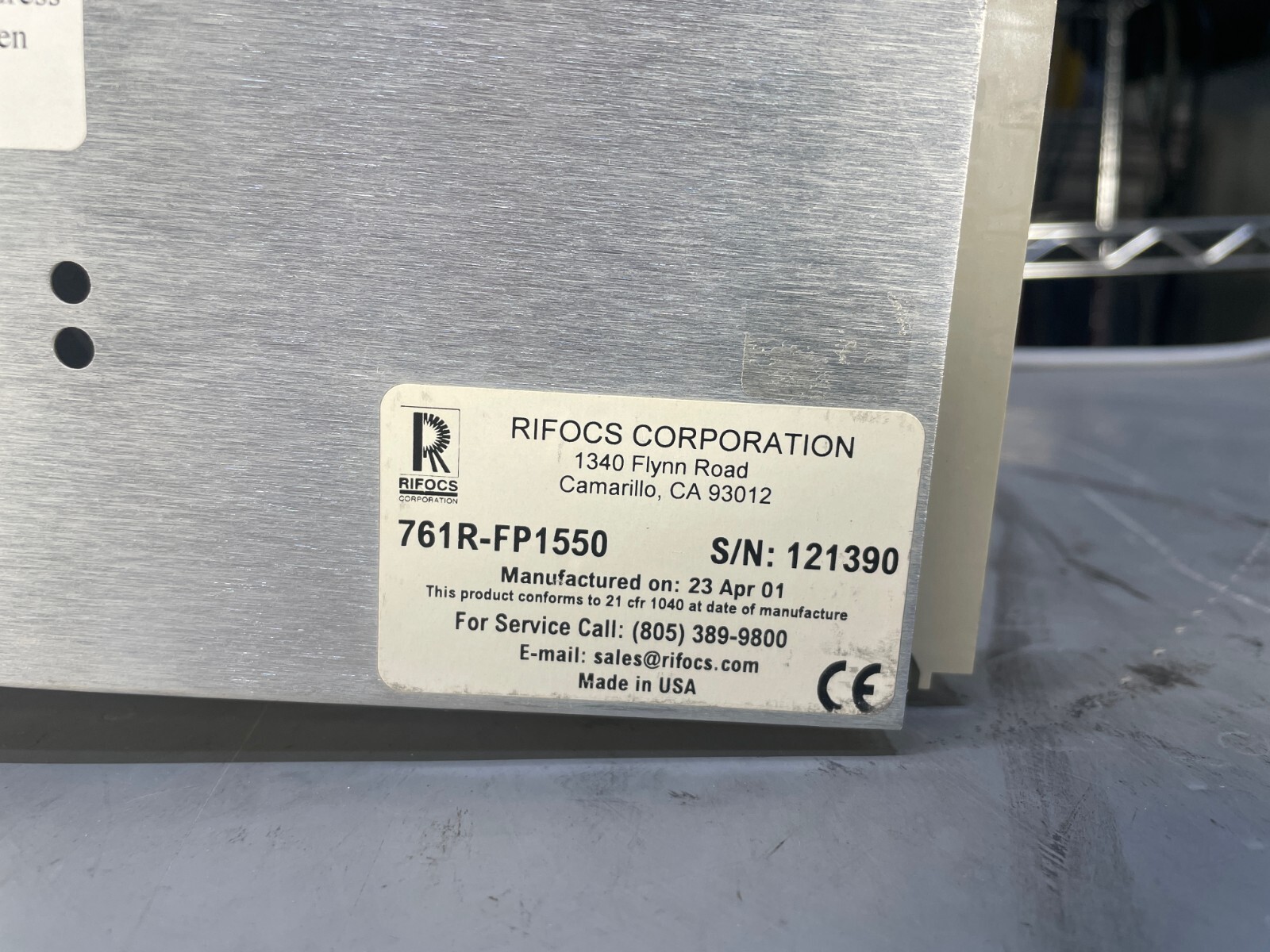 RIFOCS 761R-FP1550 FP Laser Source *30 DAY RETURNS*