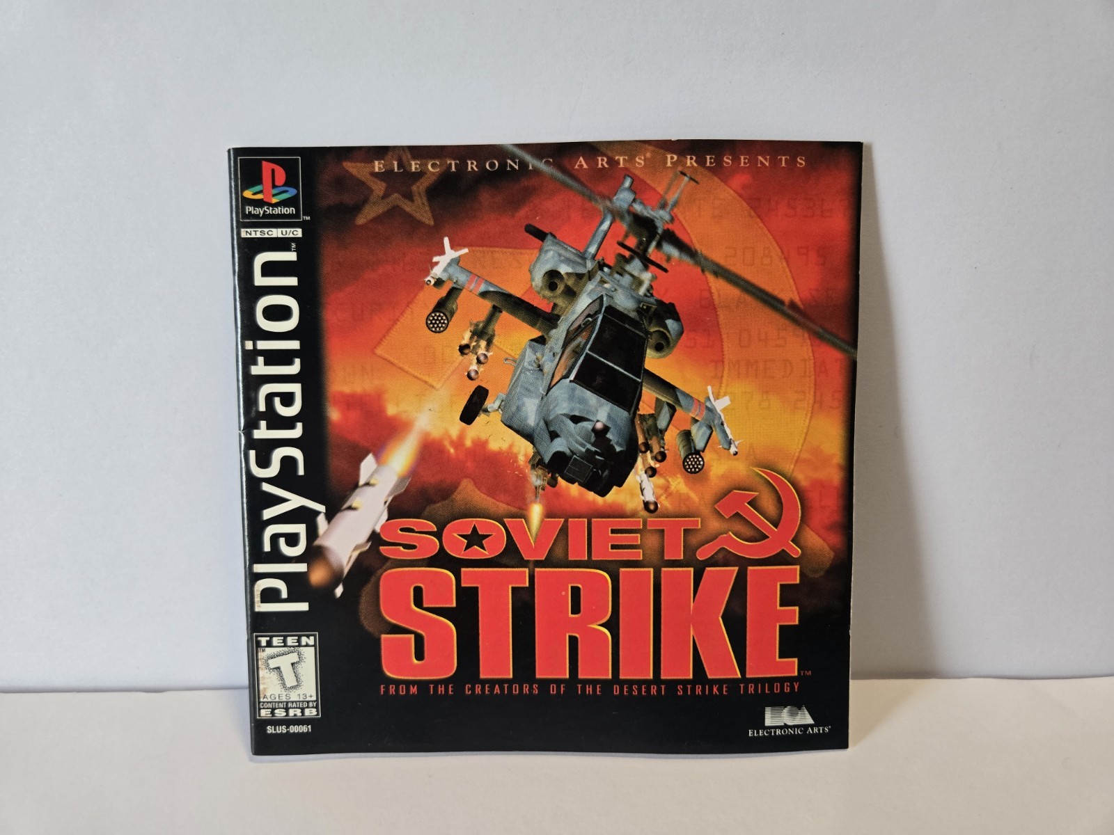 Soviet Strike (Sony Playstation 1) PS1 Manual Only