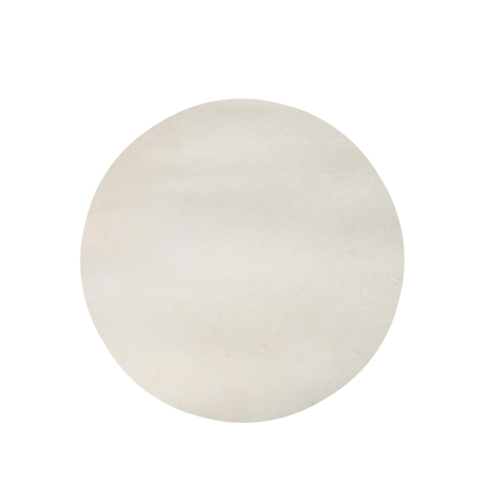 Beige Round Shape Drum Head Bongo Replacement Instrument Accessory 30x30x0.1cm