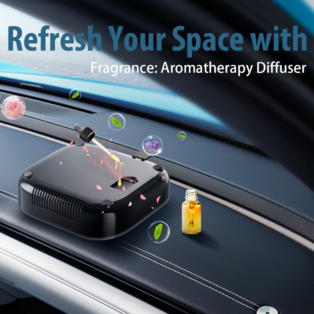 SMART CAR AIR PURIFIER purifies Air Cleaner for Allergies Smoke Mold Odor Dust