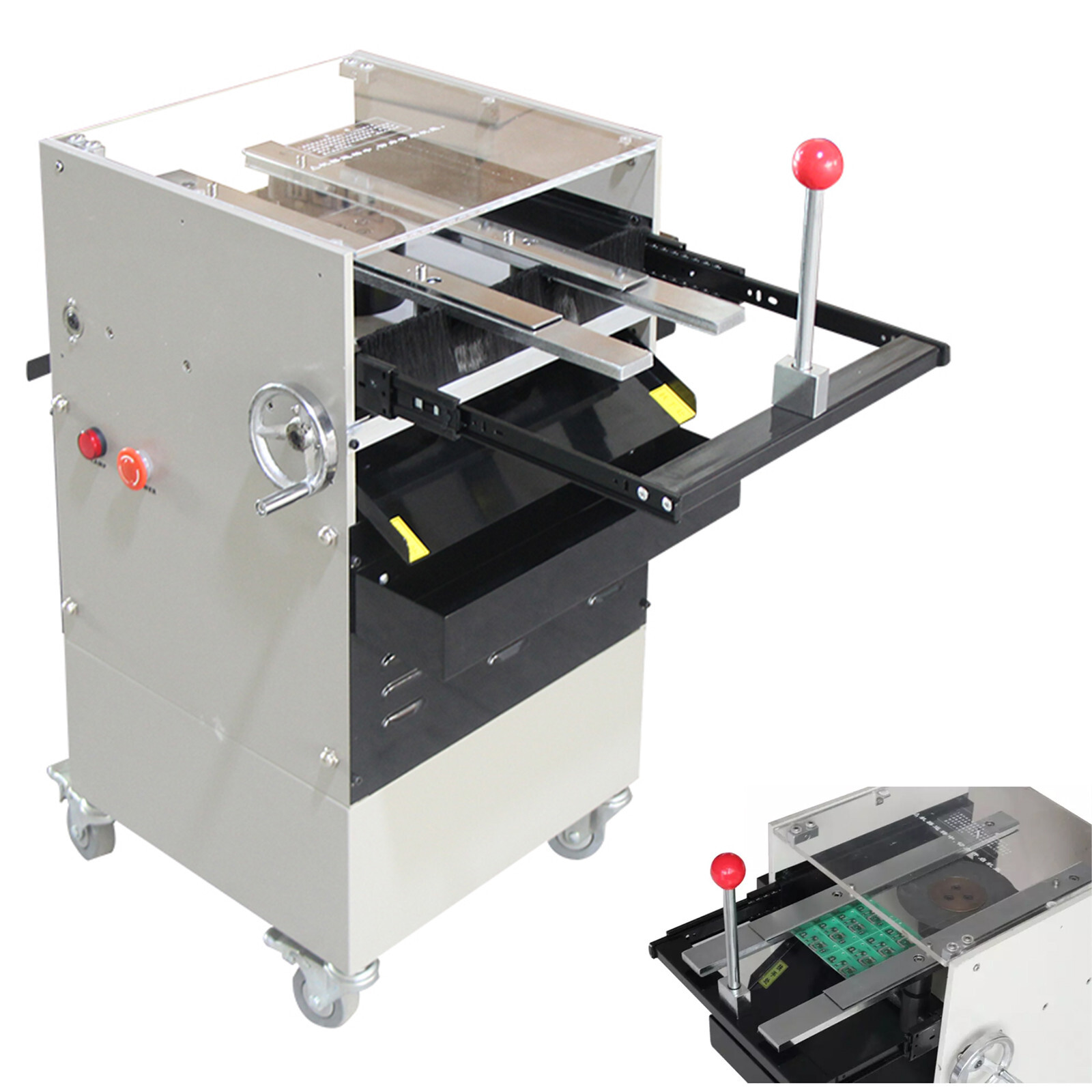 US Standard Semi-Automatic PCB Trimmer Lead Cutting Machine Excess Pin Removal