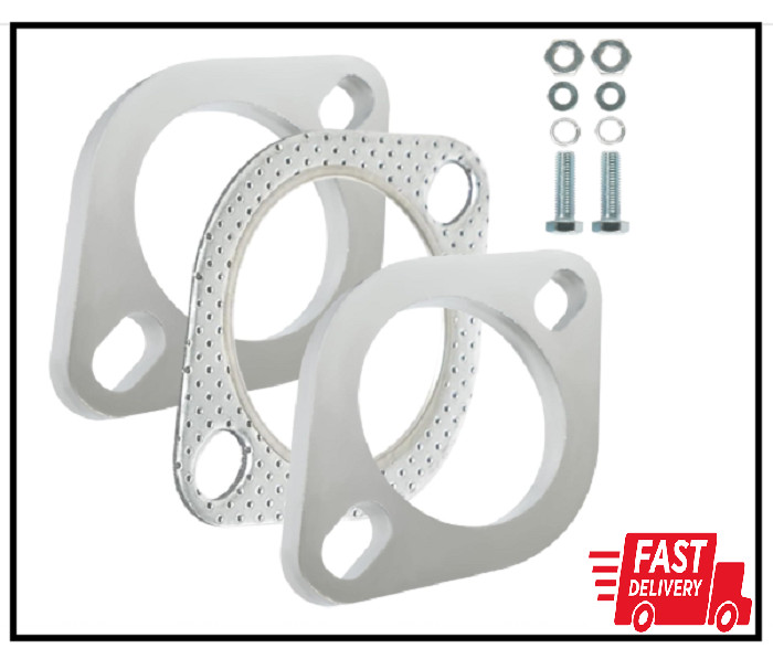 2 Bolt 2.5 Inch/63.5Mm Exhaust Flange Connection Kit Corrosion Proof 2.5 Inch 2