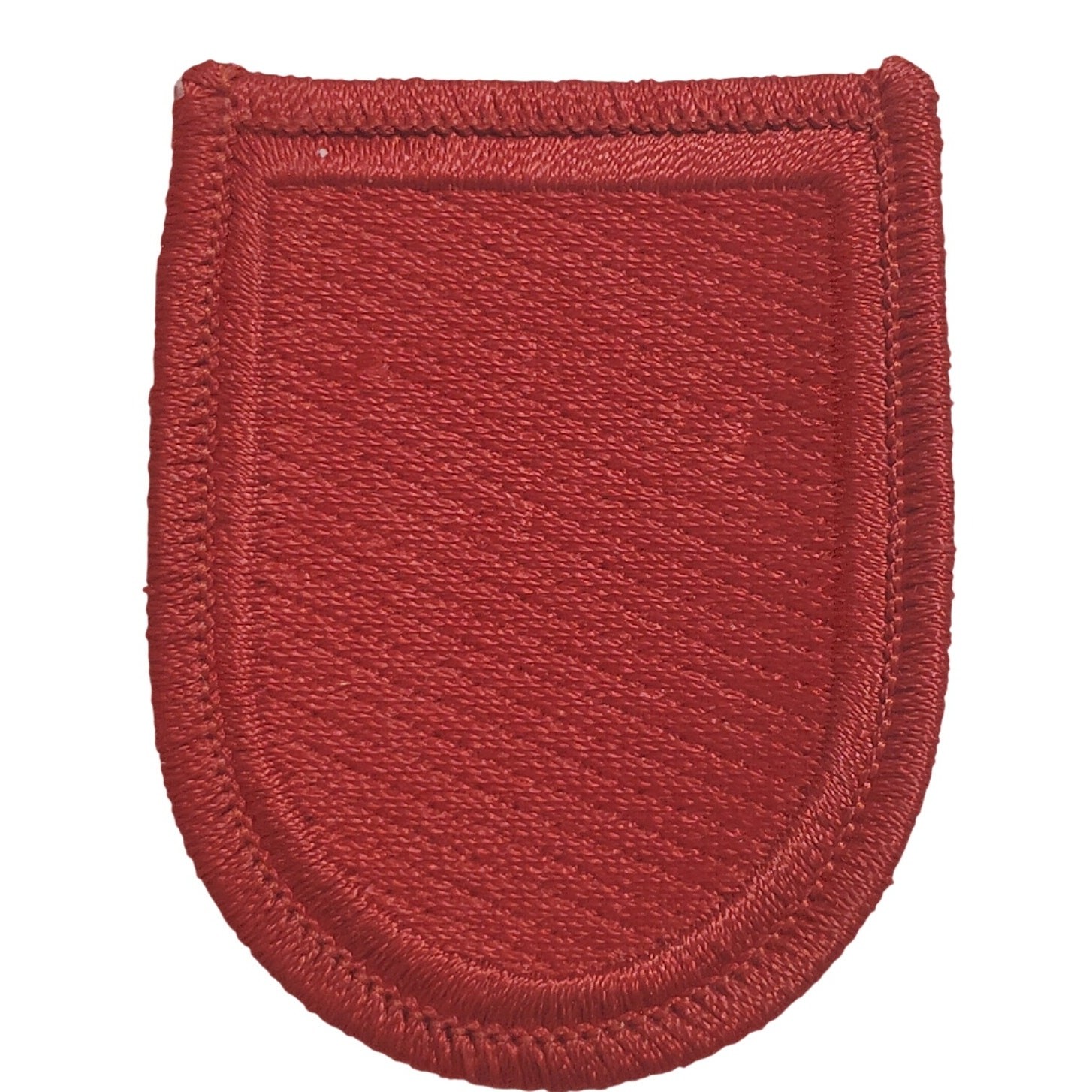 U.S. Army Beret Flash Patch, Red, 2‑1/4" × 1‑7/8", Embroidered
