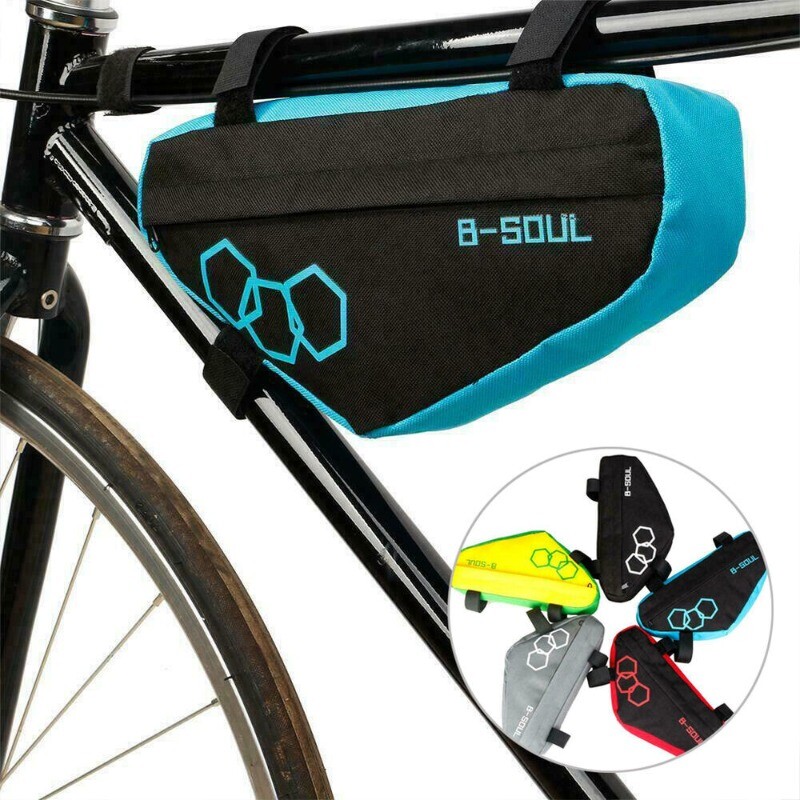 Mountain Bike Triangle Bag Bicycle Frame Front Tube Bags Storage Waterproof Bag
