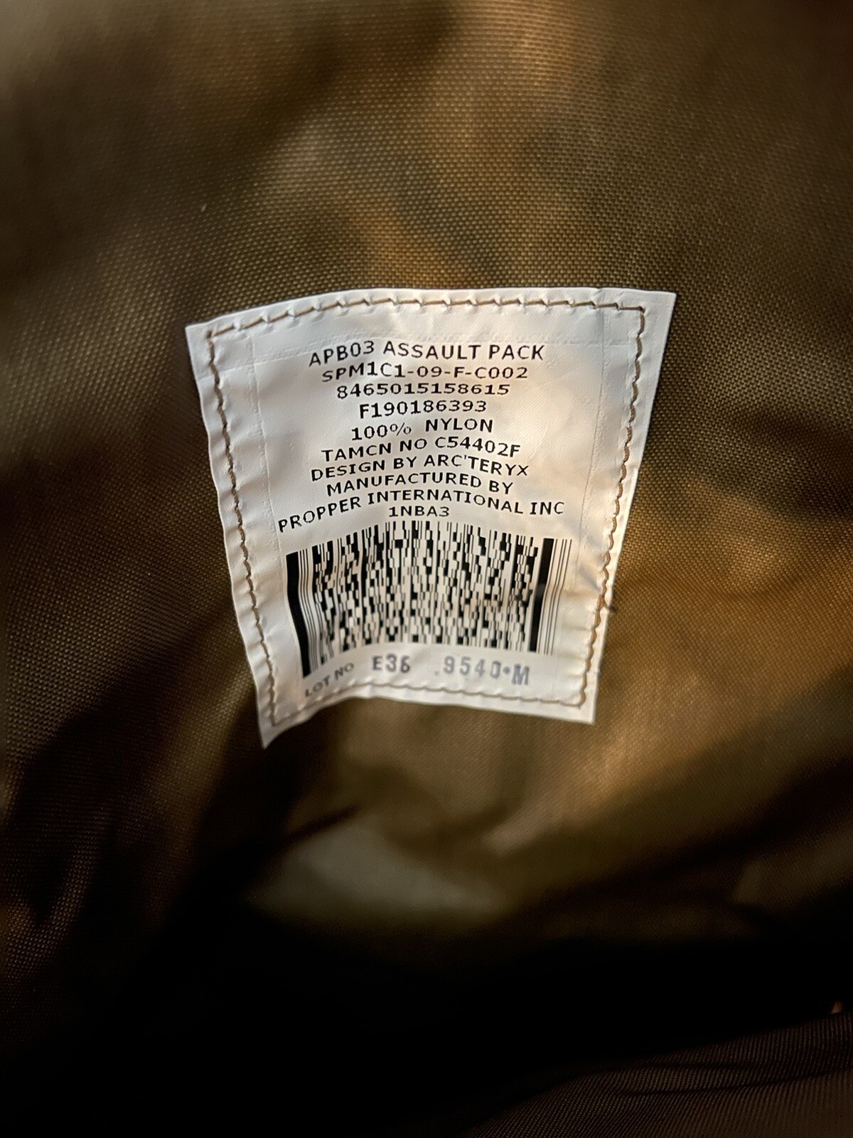 Propper Arcteryx USMC ILBE APB03 Main & Assault System NEW !!