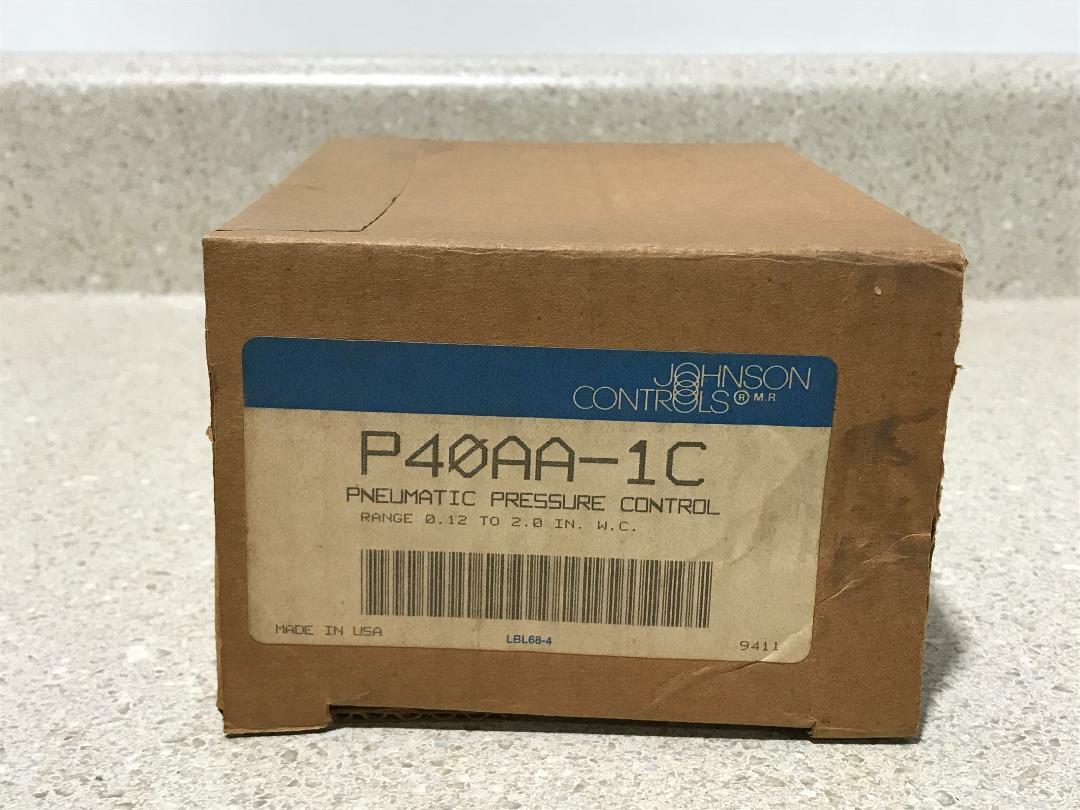 Johnson Controls Pneu. Pressure Control P40AA-1C NEW