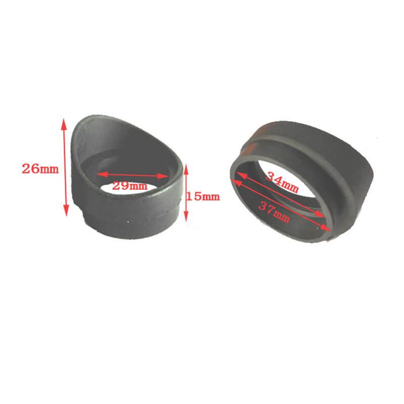 2PCS Rubber Binoculars Eye Cups Eye Guard Eye Shield for Microscope Telescope