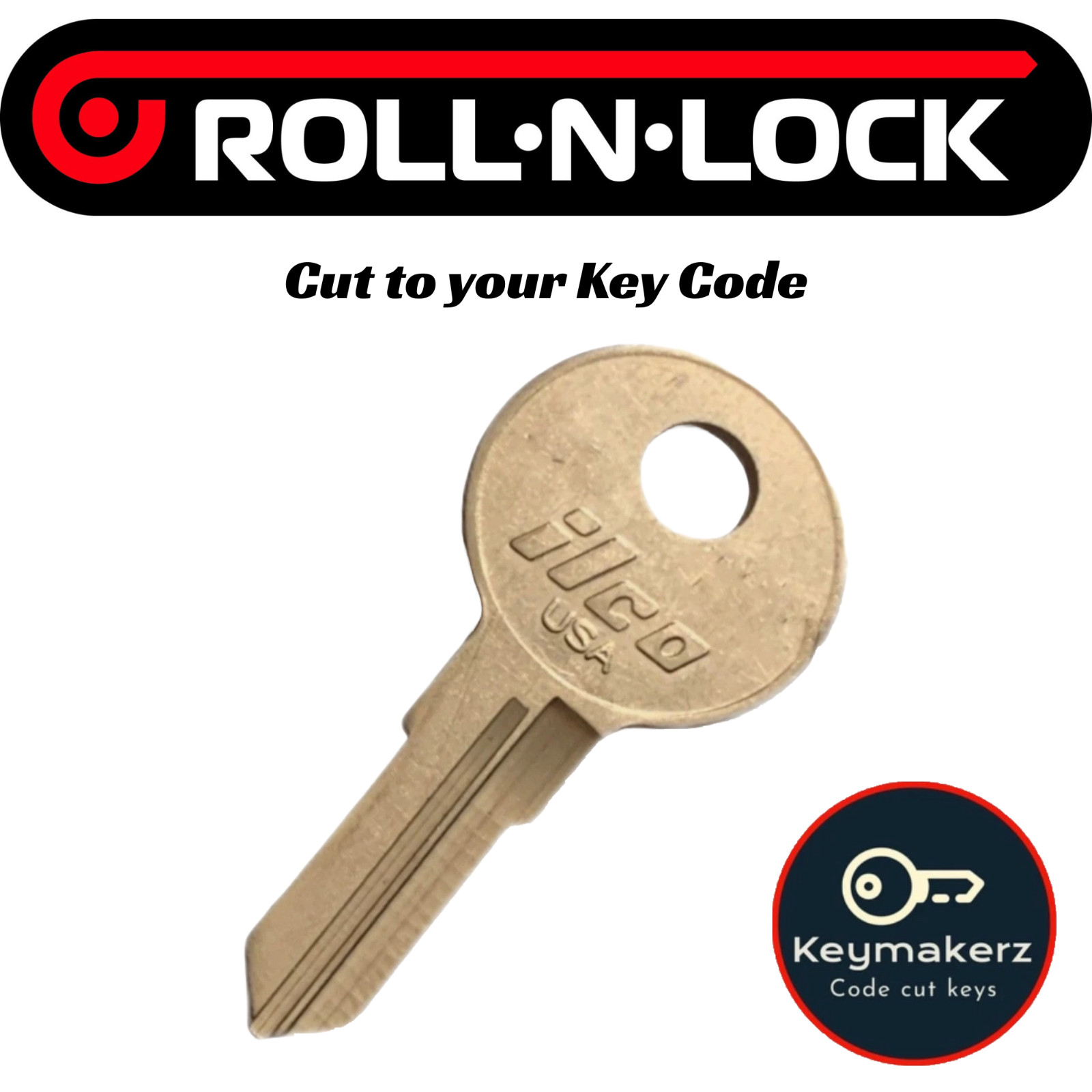 Roll N Lock Truck Cap Keys Spare Replacement Key Cut to Code RL001 - RL050