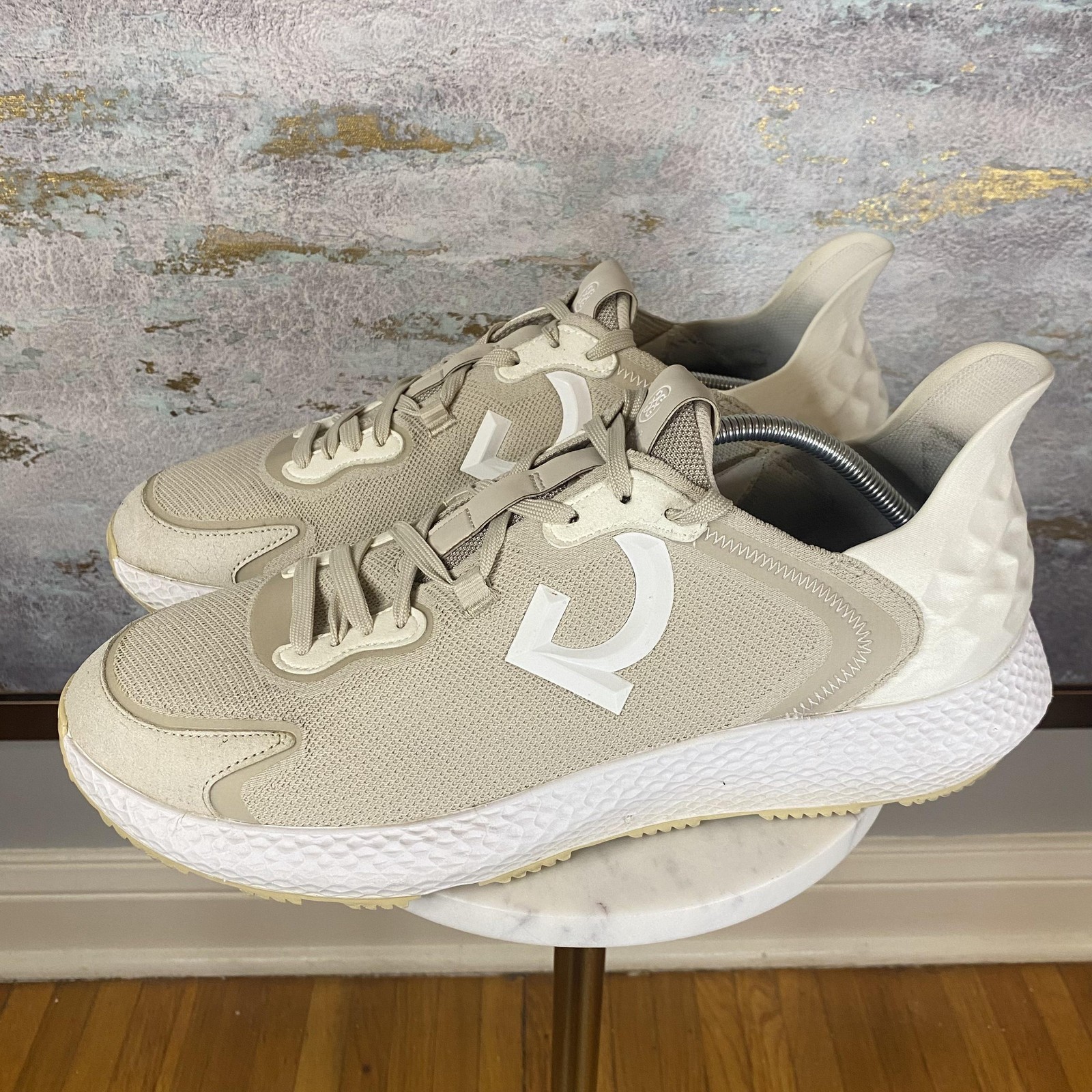 G/FORE MG4X2 Golf Shoes Mens 15 Beige Mesh Sneaker Spikeless Athletic