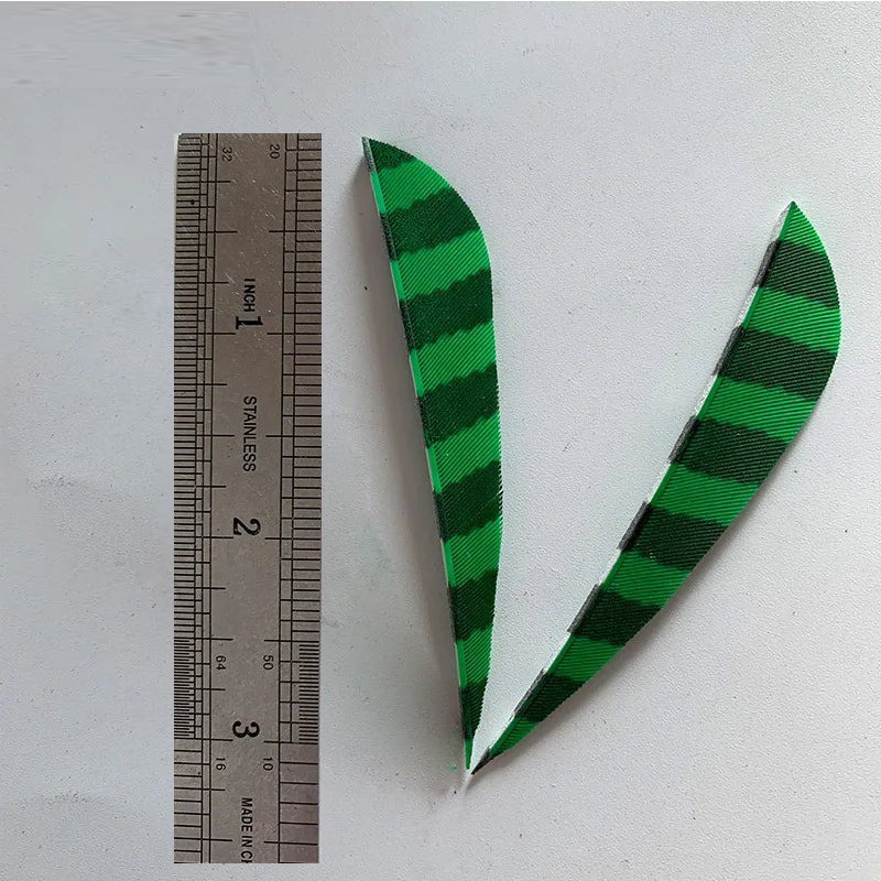 50pcs 3" 4" 5" Parabolic  Left Wing Right Wing RW  Fletch Feathers Accessories