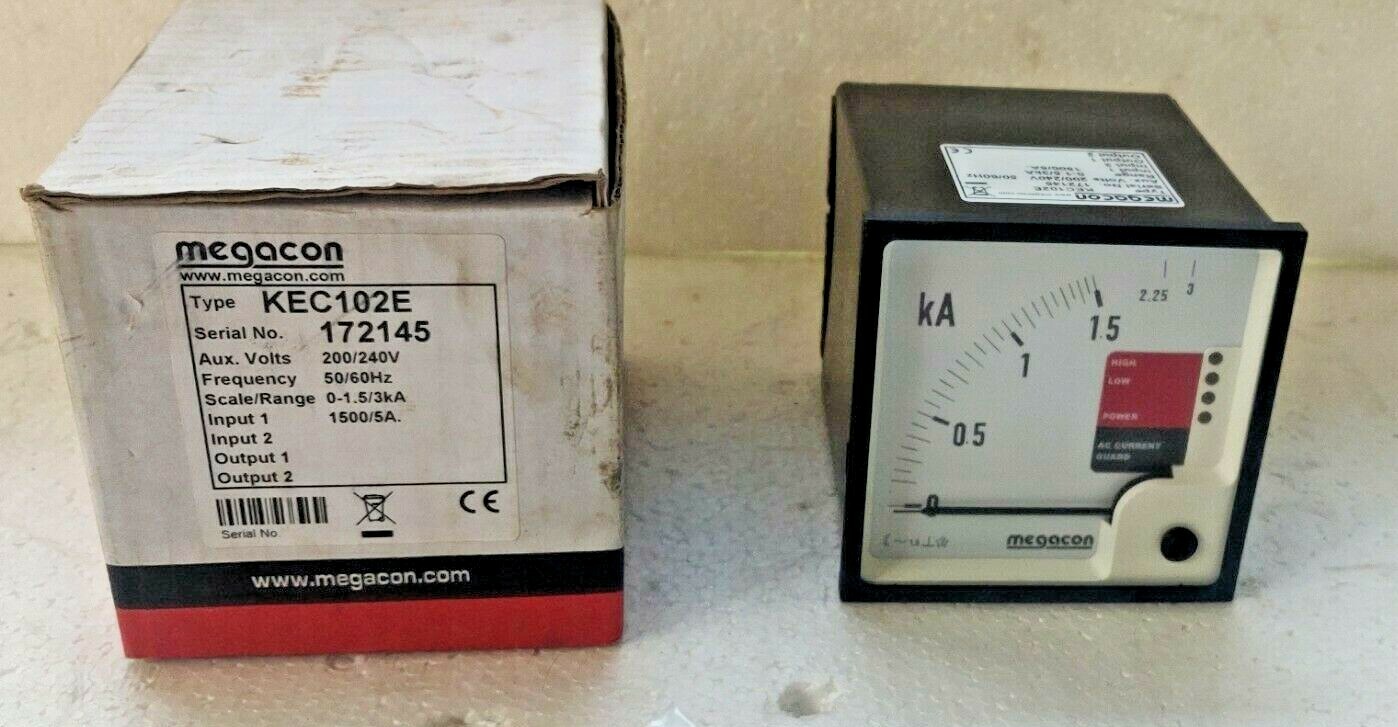 MEGACON KEC102E Single Phase Low / High Current Guard Definite Time trip NEW