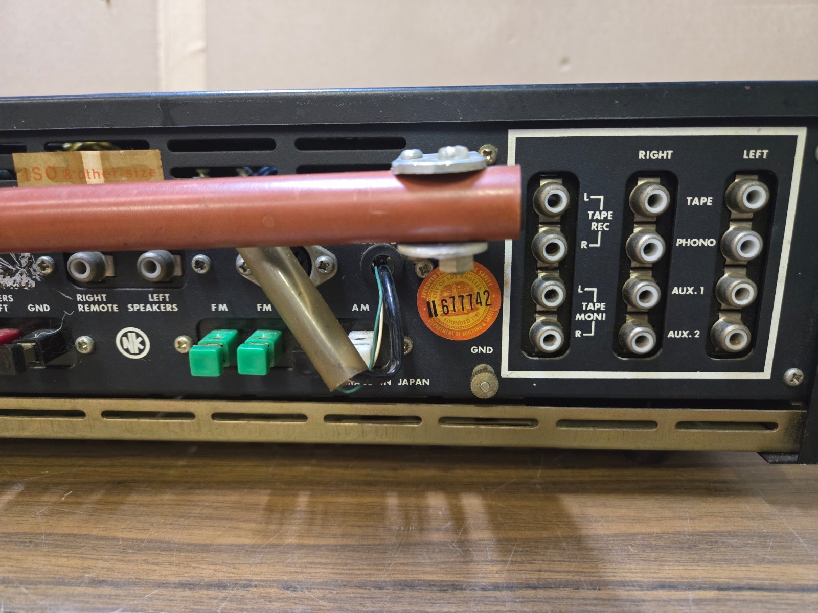 NIKKO STA 501-S Solid State AM/FM Multiplex Stereo Receiver Vintage Nice