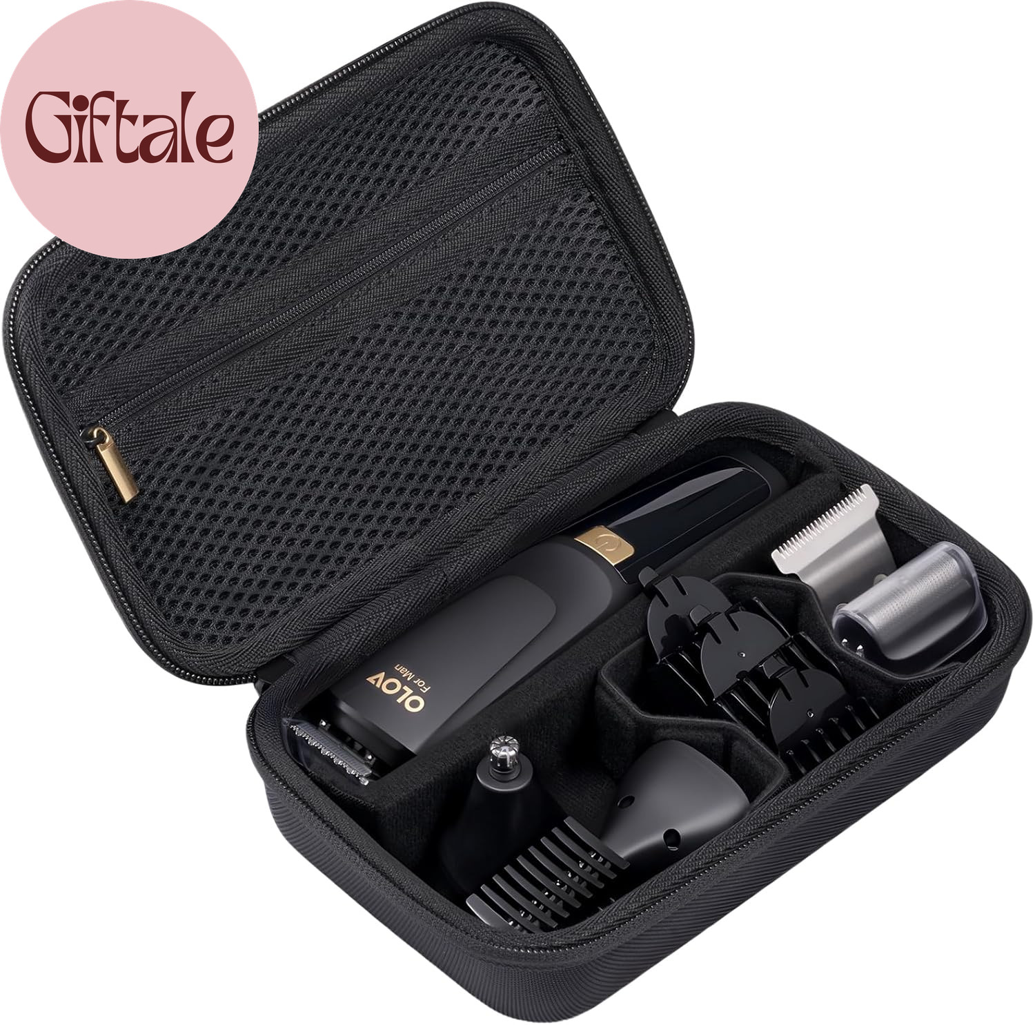 Hard EVA Travel Case for Hair Clipper Trimmer Shaver Storage Organizer Black