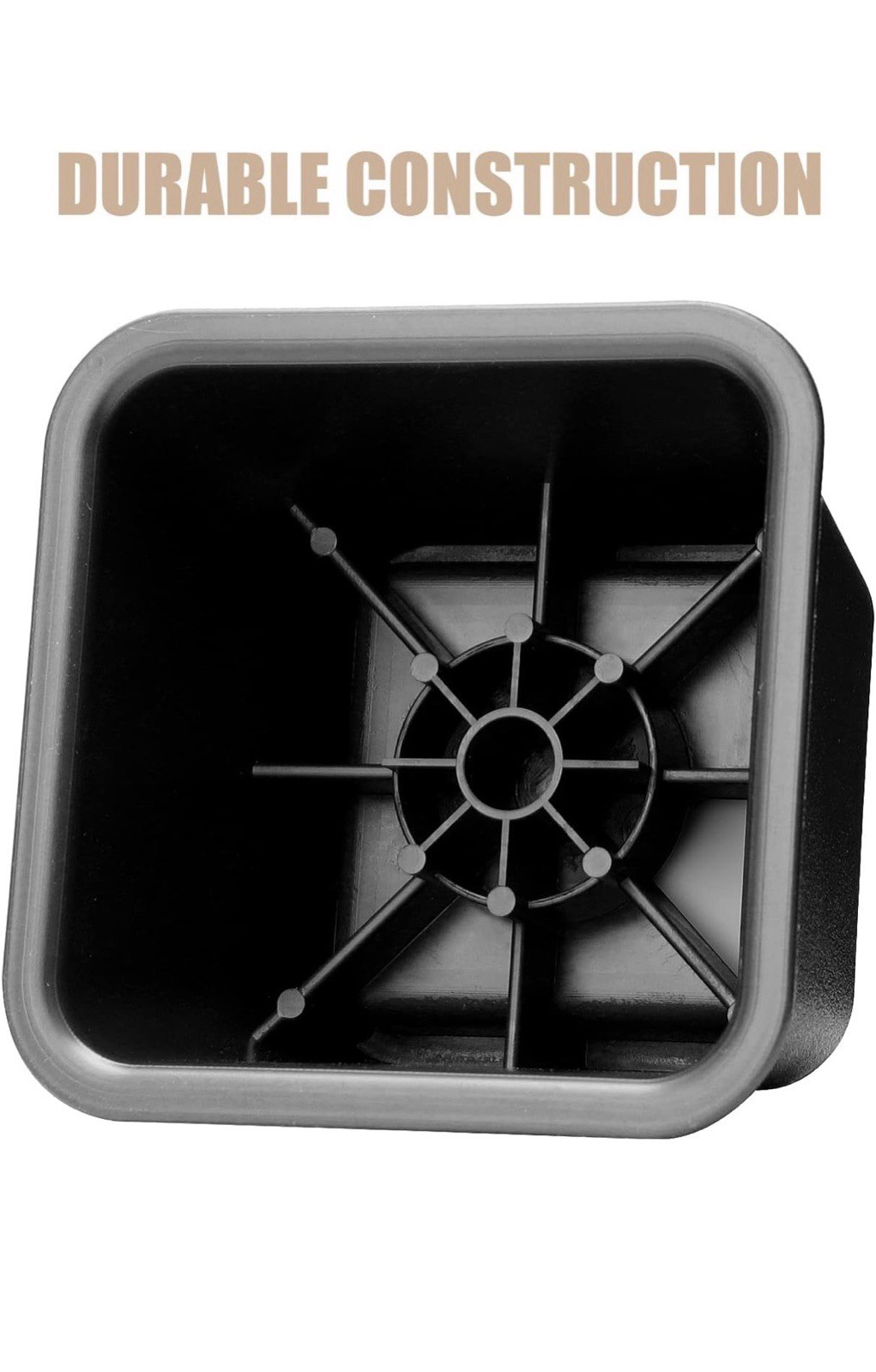 Bed Riser/Furniture Lift Bed/Table Risers ,Black - 8 Pack