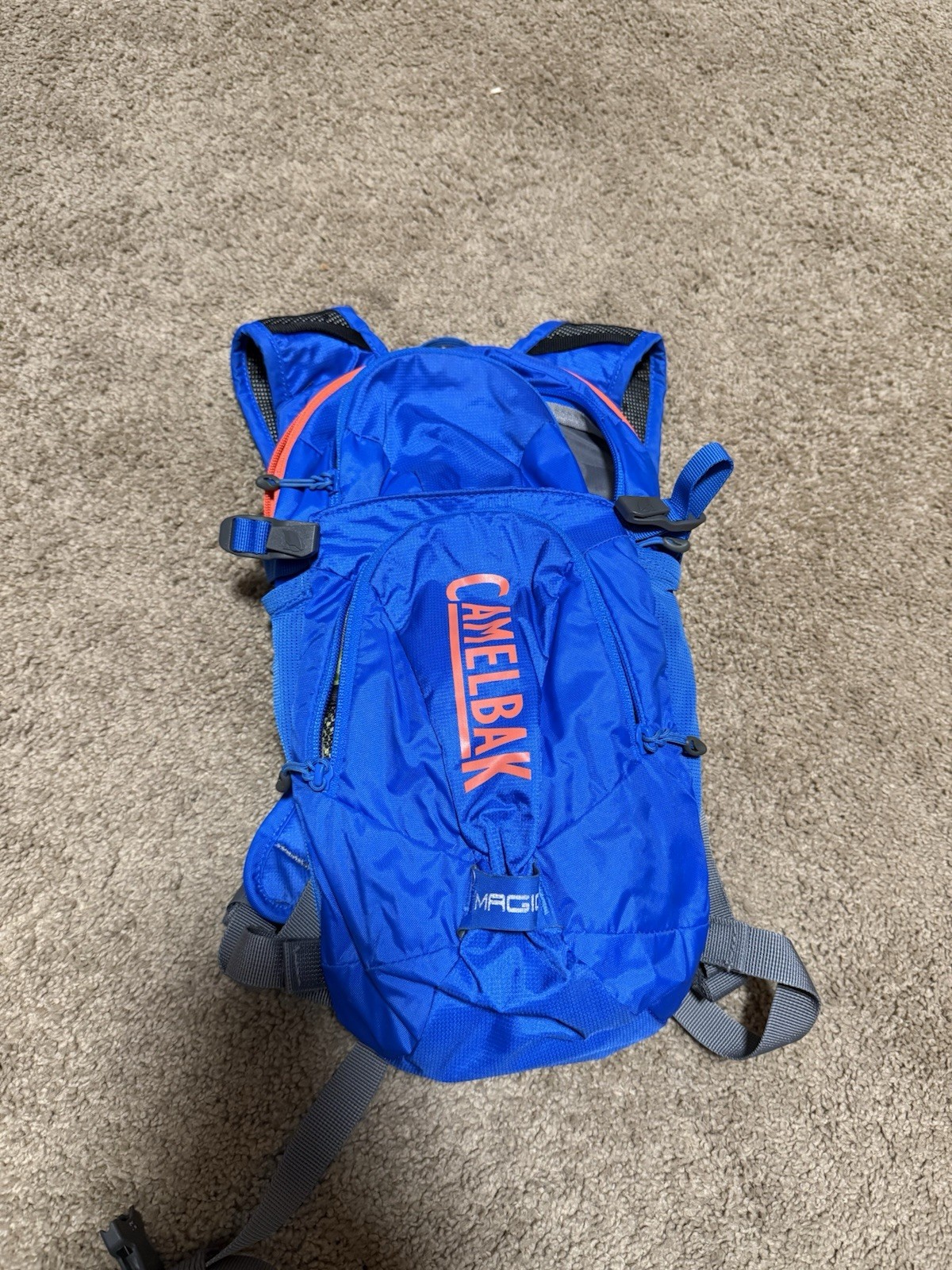 Camelbak Magic Hydration Pack 67oz/2l Capacity for Hiking, Running, Biking Blue