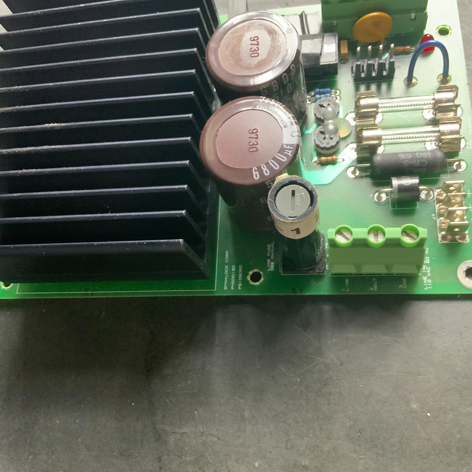 DYNALOCK CORP PN500180 PS1080RD PC BOARD ($50 OBO)