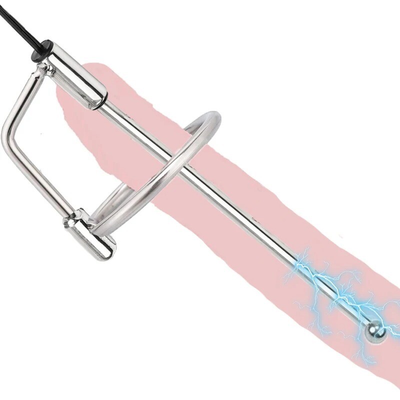 E-Stim Urethral Plug Sound Dilator Electro Penis Plug Stretcher CBT Enhancer Toy