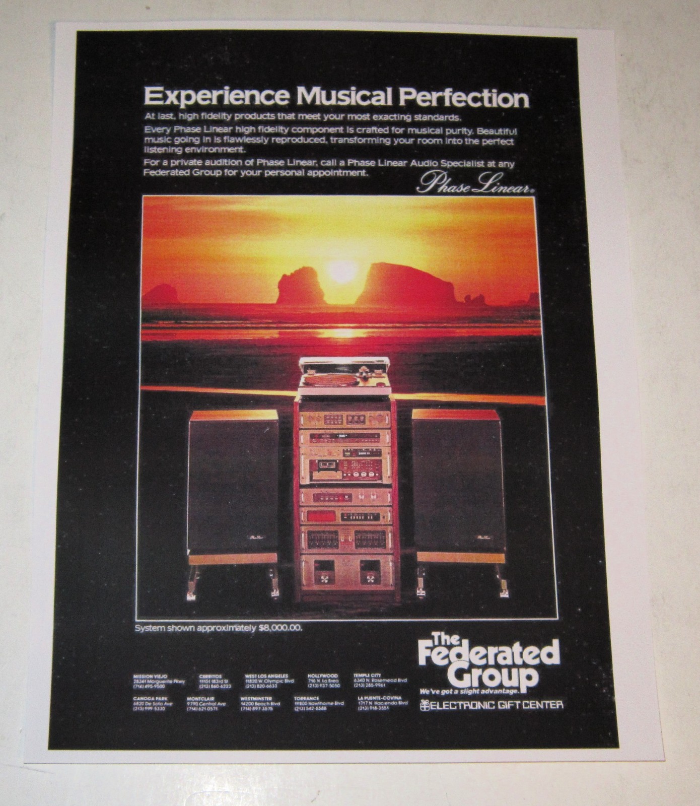 Phase Linear 700 II Amplifier Ad, 1 pg, 1979, Article, Specs, Bob Carver Design