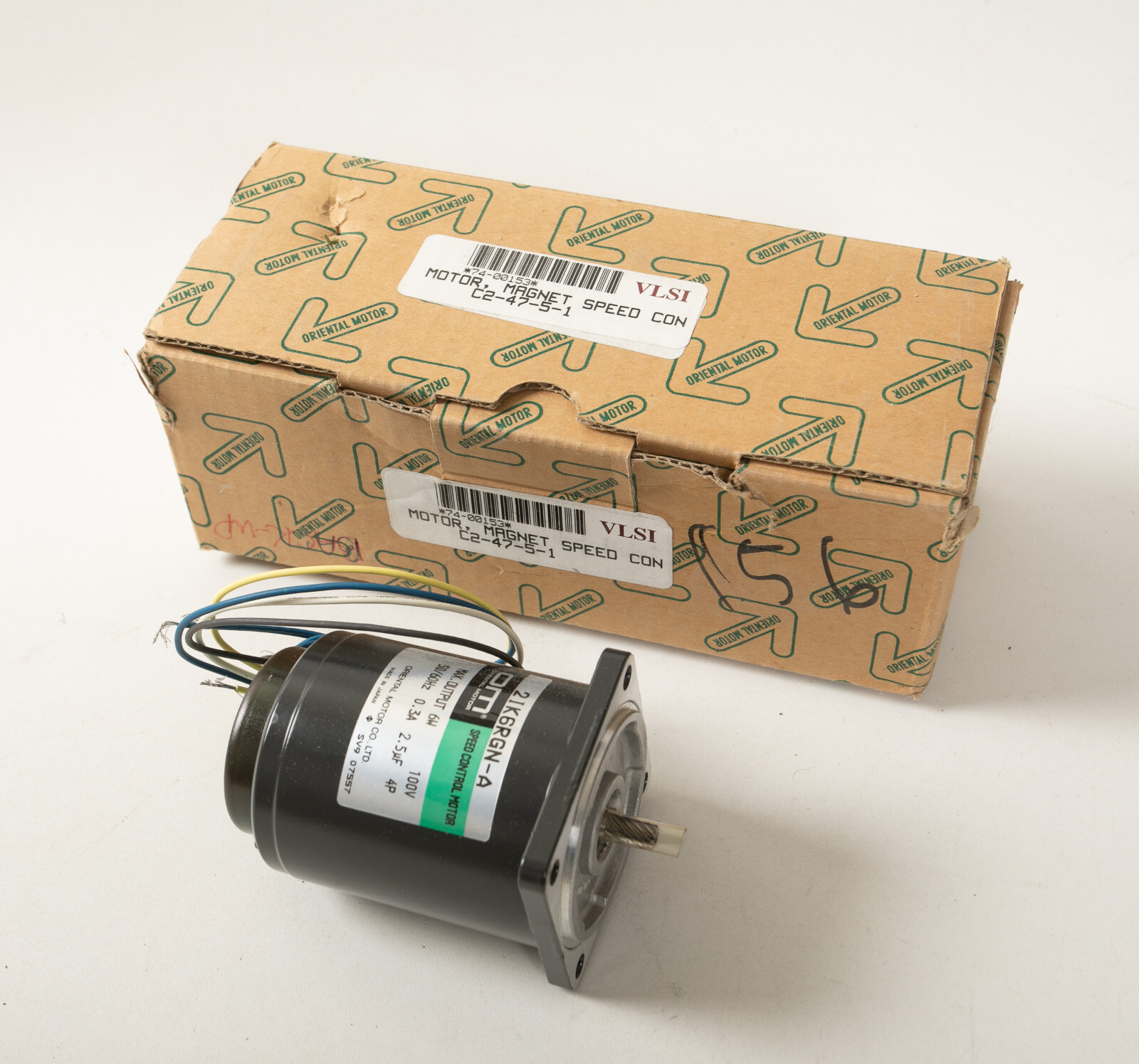 Oriental Speed (C5L) Controlled Motor (JSF6) 2IK6RGN-A 6W 100V .3A 60Hz Japan
