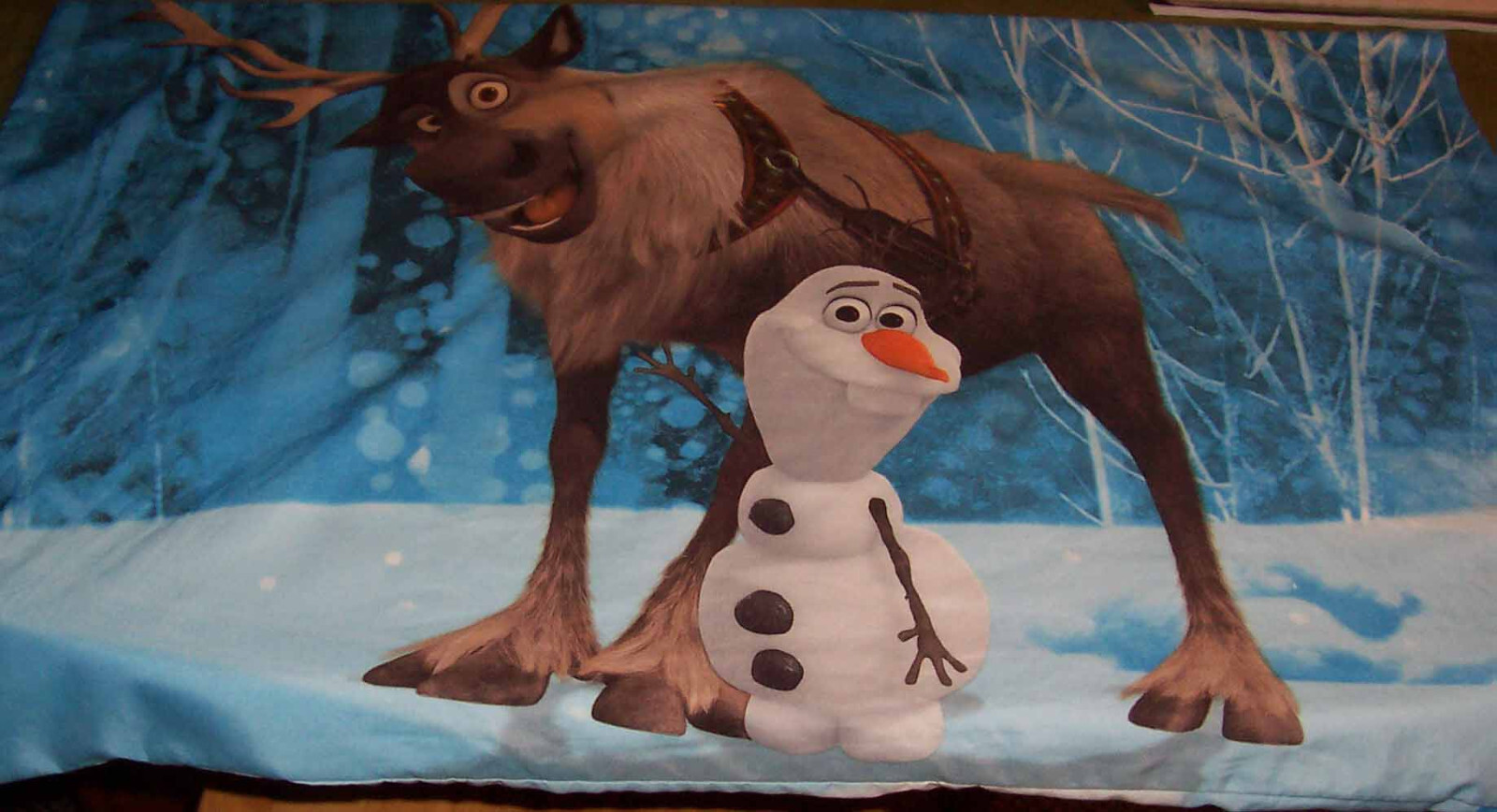 (1) Disney Frozen Standard Pillowcase Double Sided - L@@K !