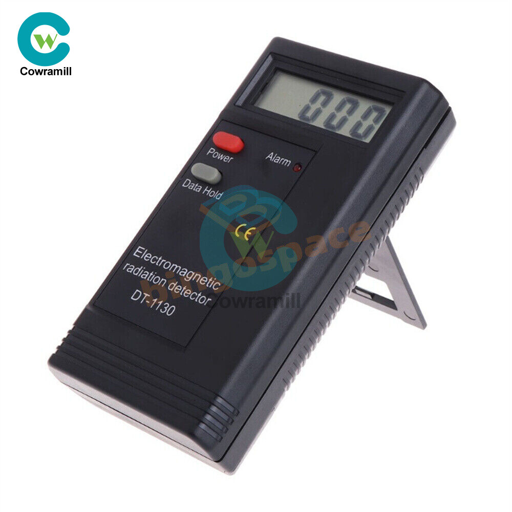 Digital EMF meter Electromagnetic Radiation Measuring Device audio led alarm