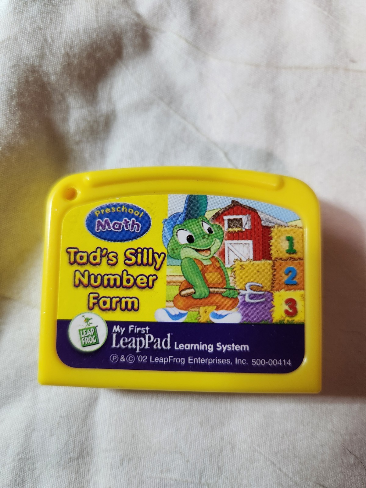 Leapfrog Tad's Silly Number Farm Game Cartridge Only My First LeapPad Learning