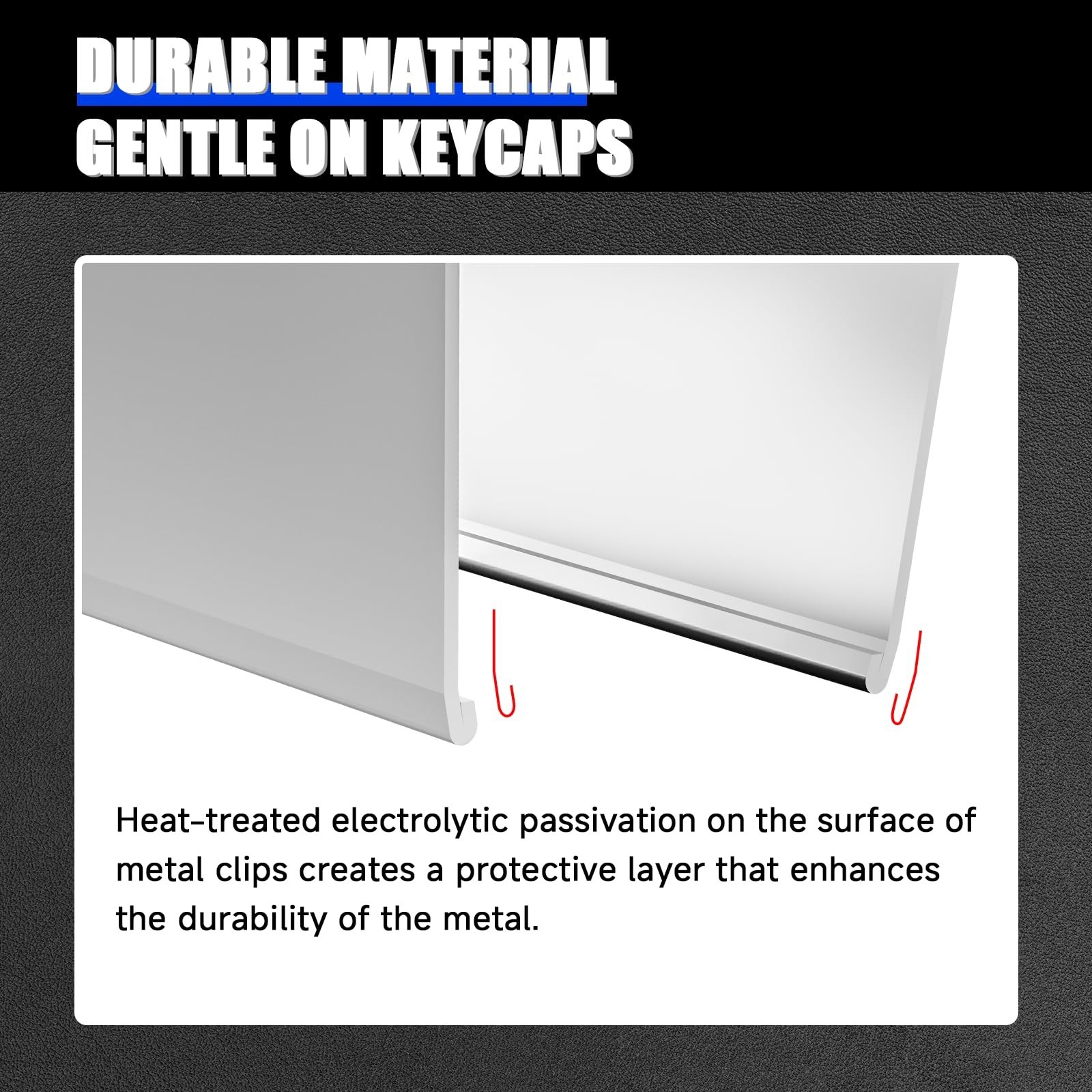 KEMOVE P11 4-Key Keycap Puller - Custom Gaming Mechanical Keyboard Cleaning a...