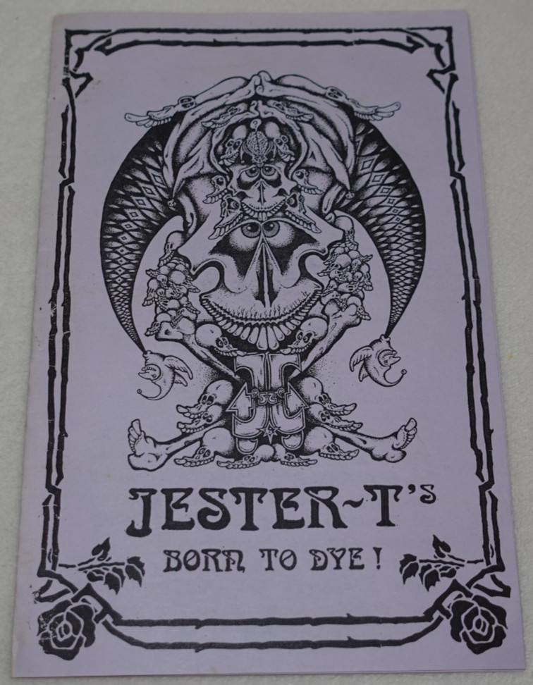 Jester T's Born to Dye Grateful Dead Psychedelic 1990 Promotional Brochure
