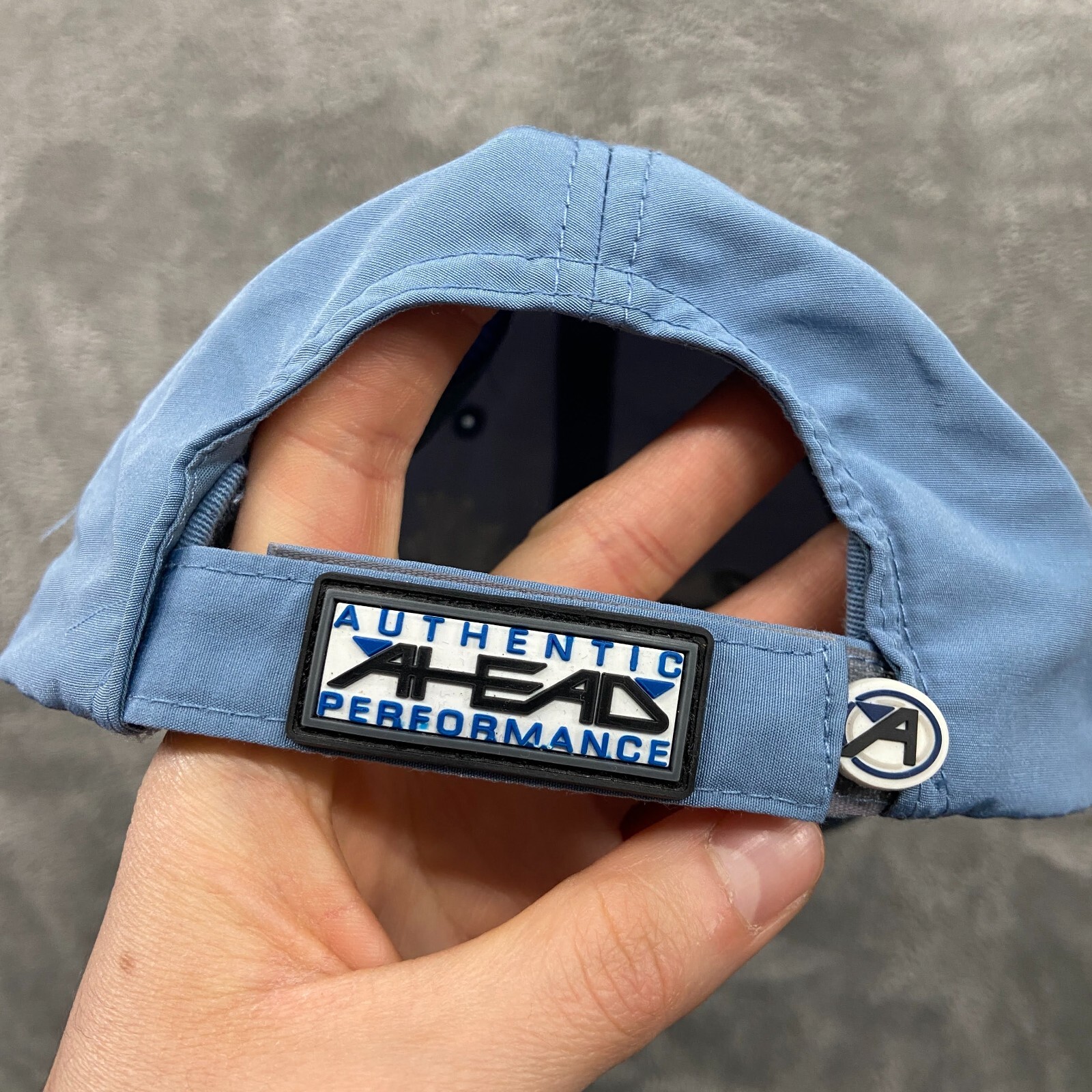 Magnolia Creek Golf Course Hat Ahead Preformance Mid Fit Adjustable Blue