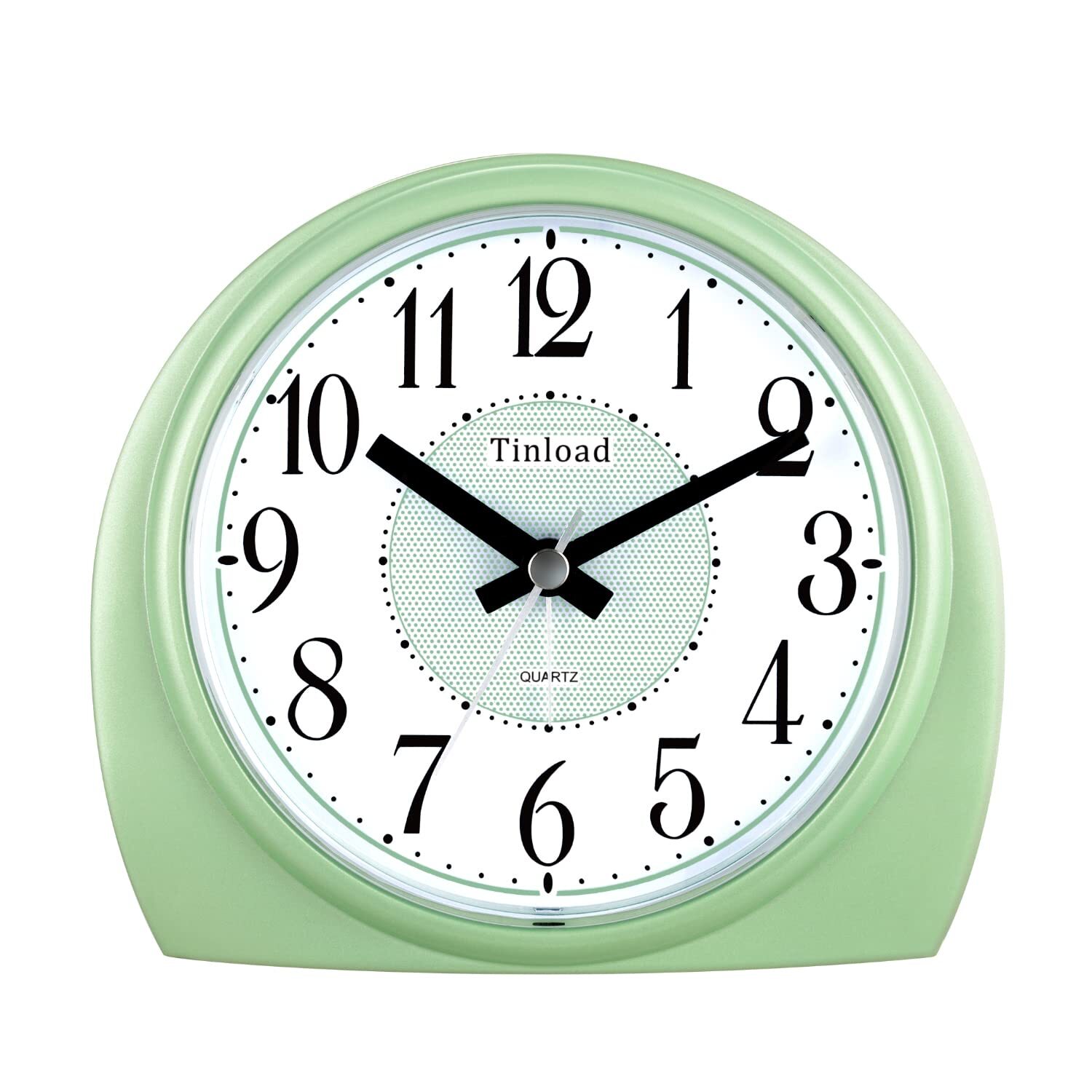 5.5" Extra Large Analog Alarm Clock Silent Gentle Wake Increasing Volume