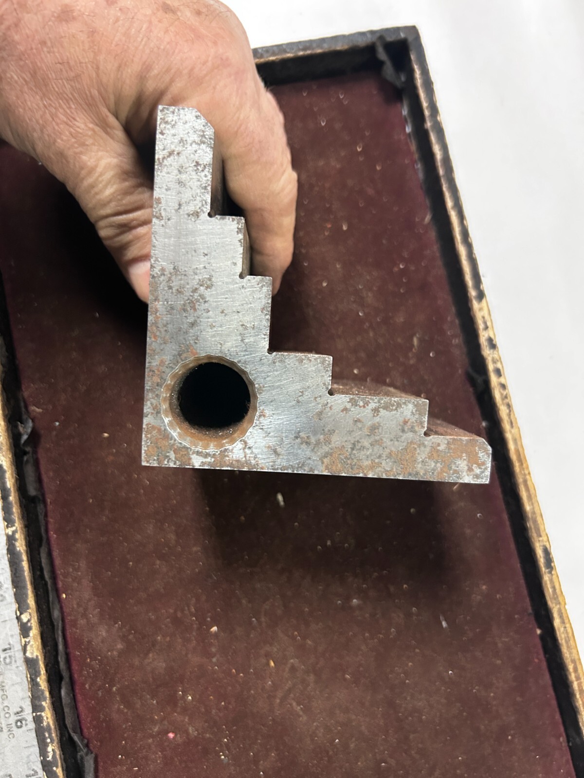 MACHINIST OfCe LATHE MILL Machinist Tool Makers Ground Step Angle Block