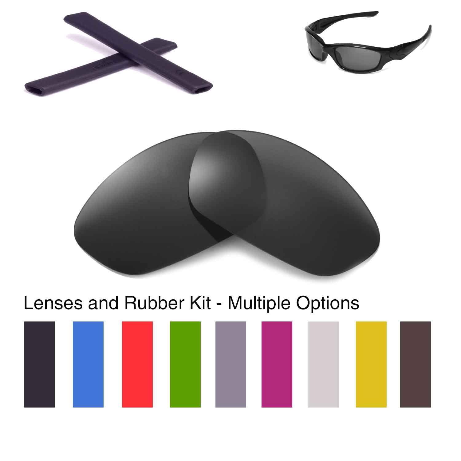 Walleva Lenses and Earsocks for Oakley Straight Jacket - Multiple Options