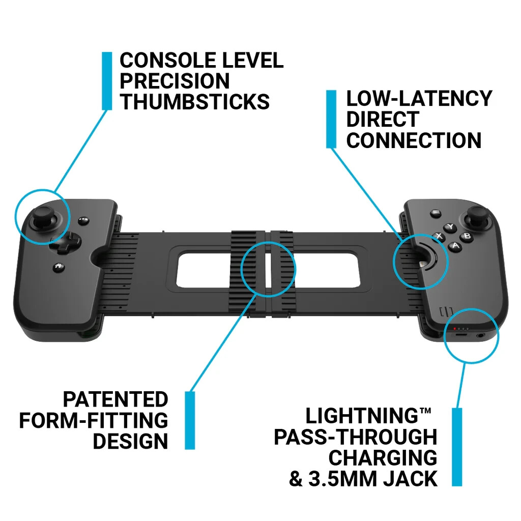 GAMEVICE GV153 Mobile Console Gaming for iPad (5th - 9th Gen)