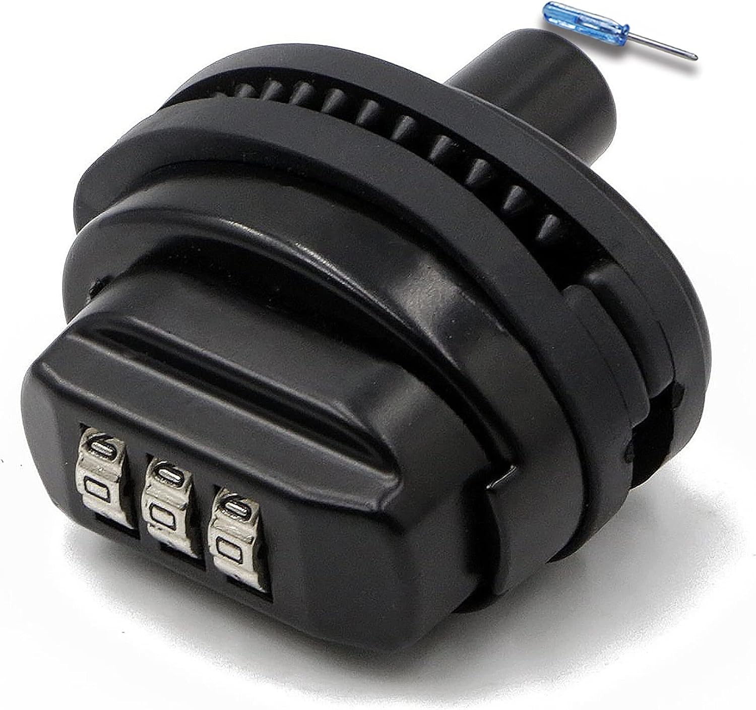 Gun Trigger Lock 3 Digit Combo, Secure Pistols Rifles Shotguns, Black