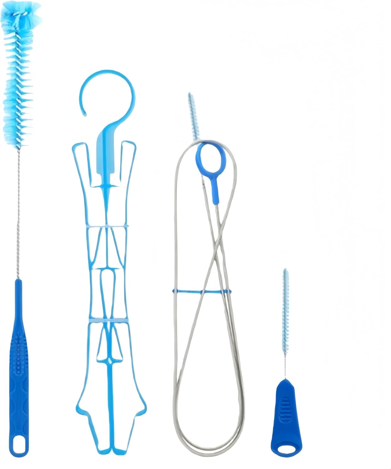 4PCS Outdoor Backpack Reservoir Cleaning and Drying Kit Flexible Brushes for Hos