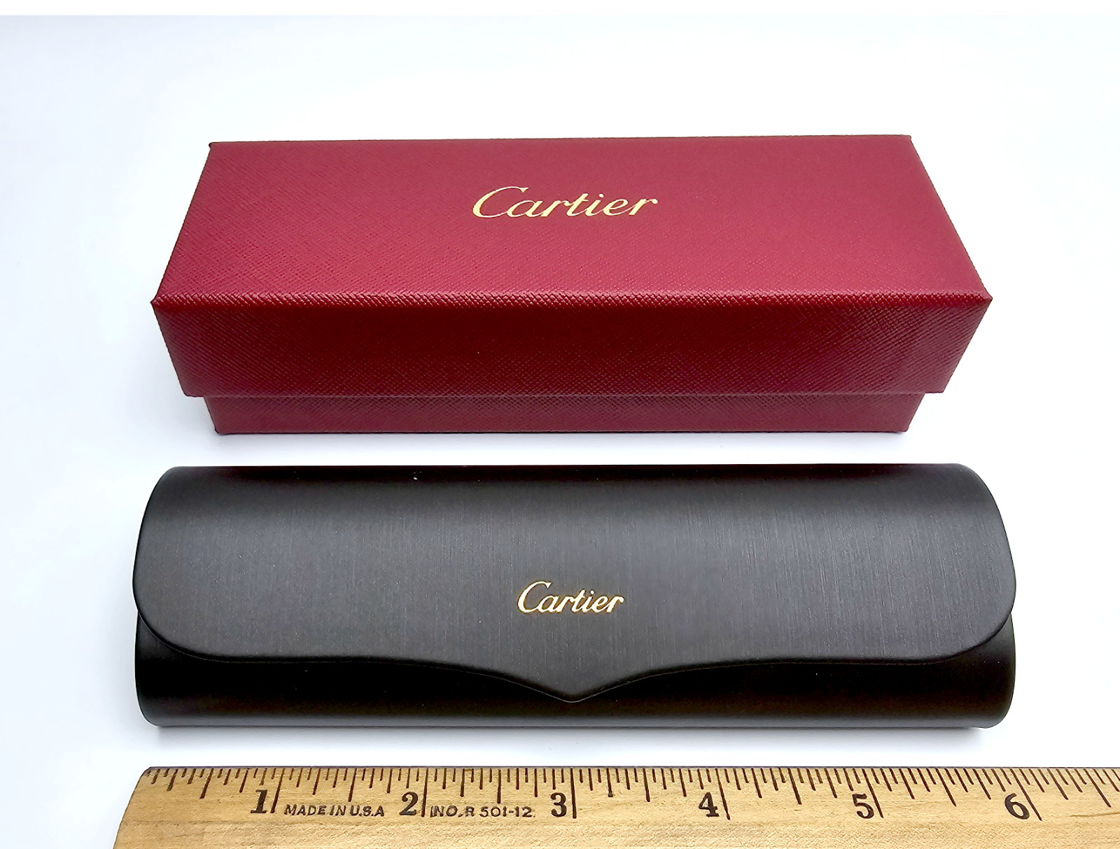 Authentic Cartier Glasses Case & Box Set w/ Cloth & Certificate NEW