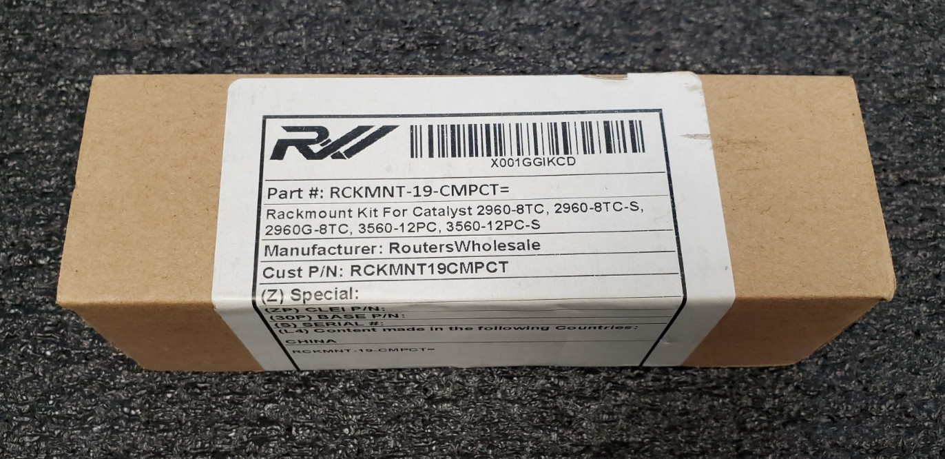 NEW Rackmount Kit for Catalyst 2960/3560 RCKMNT-19-CMPCT