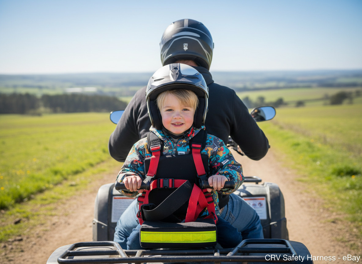CRV Children's Recreational Vehicle Safety Harness - Adjustable, Lightweight