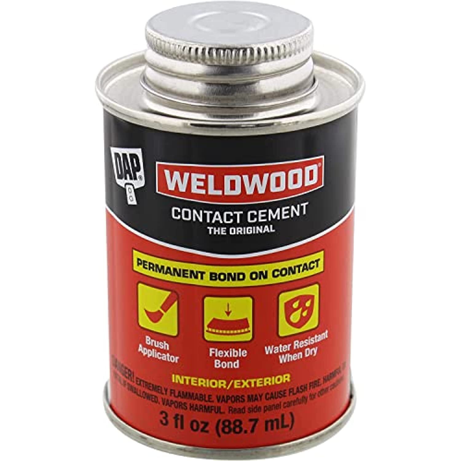 DAP Weldwood High Strength Rubber Contact Cement 3 oz