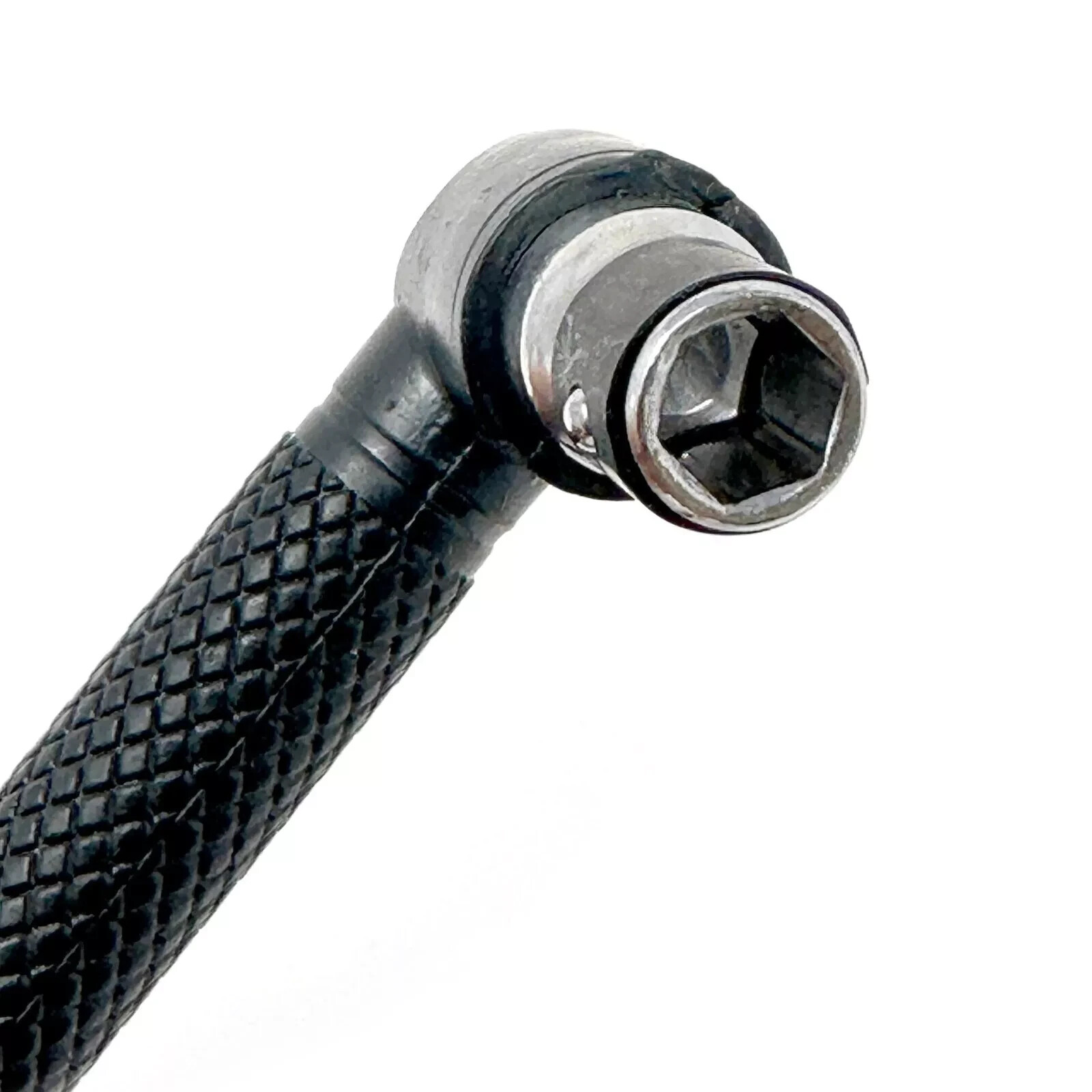 OHIY L Shape Double End Bit Holder Mini Socket Wrench for 1/4 in Hex Insert Bits