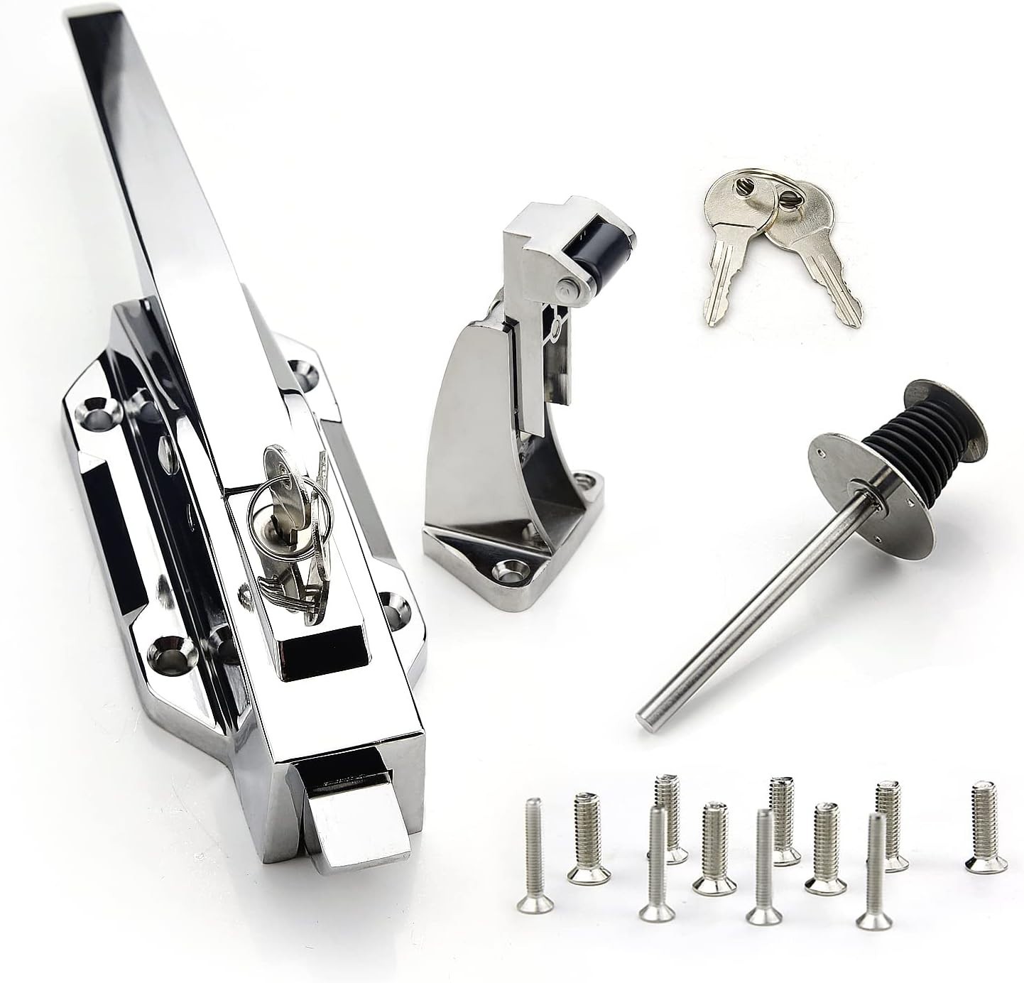 Walk-In Cooler Door Handle - Walk in Cooler Door Closer Complete Latch Kit, Free