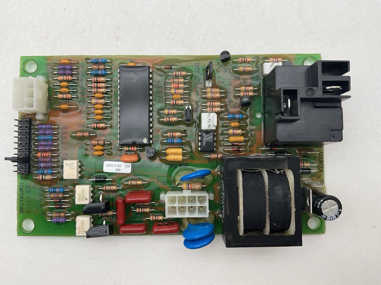 Bunn CBA Control 28742.1000 Coffee Tea Brewer Control Board