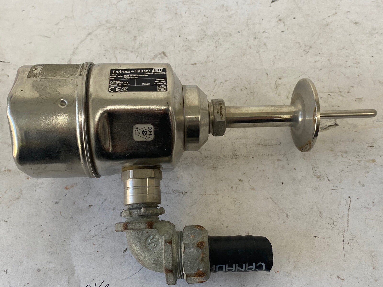 endress hauser tr44-bf5aas2hkr000 Transmitter And Temperature Sensor