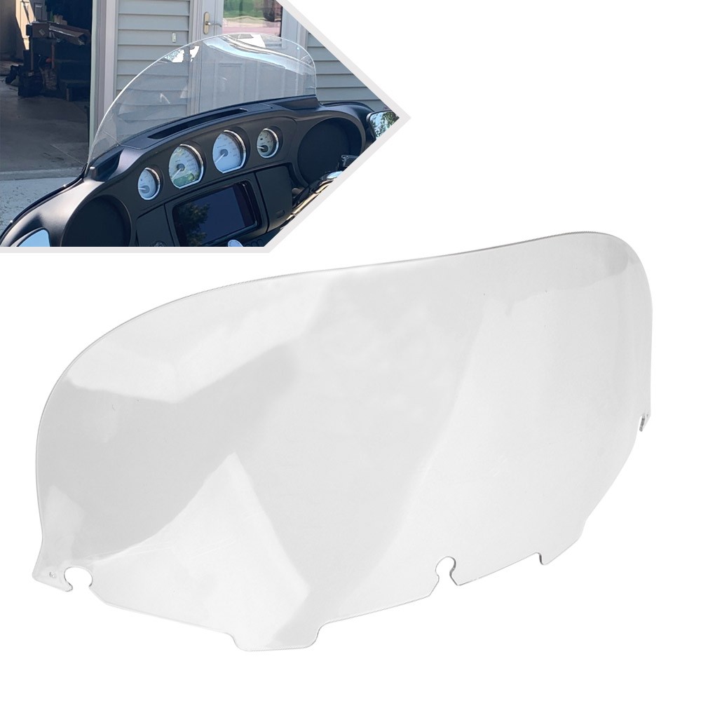 8" Clear Windshield Windscreen Fit For Harley Touring Electra Street Glide 96-13