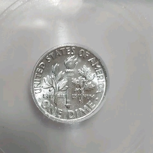 1963 P Roosevelt Dime ICG MS65 FB Full Band 90% Silver