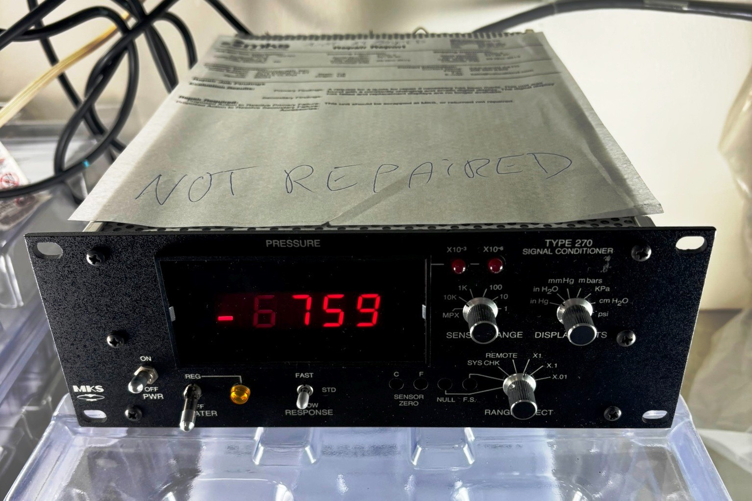 MKS Instruments 270C-4 Signal Conditioner Type 270 Listing as Parts