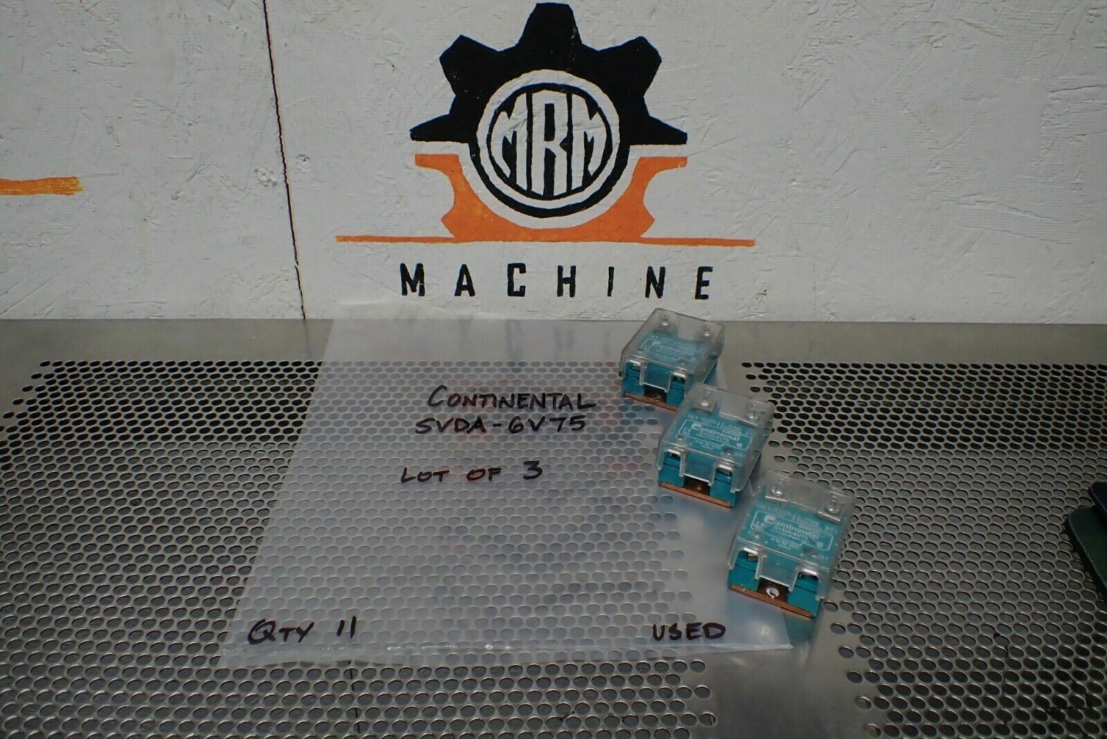 Continental SVDA-6V75 4-32VDC Solid State Relays With Covers Used (Lot of 3)